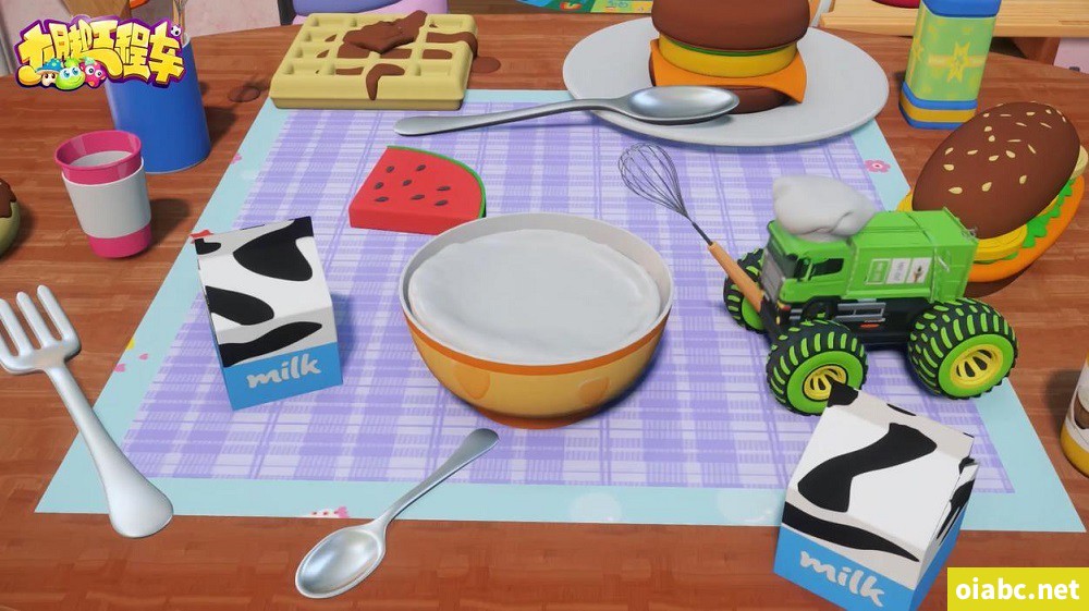 大脚工程车美食单词世界 英文版全34集高清1080P视频MP4网盘下载