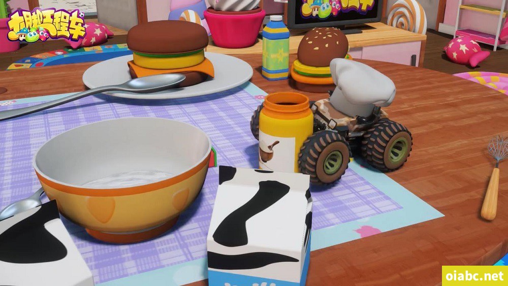 大脚工程车美食单词世界 英文版全34集高清1080P视频MP4网盘下载