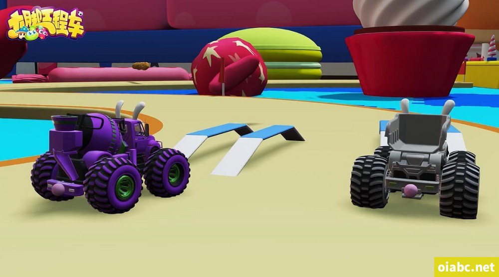 大脚工程车美食单词世界 英文版全34集高清1080P视频MP4网盘下载