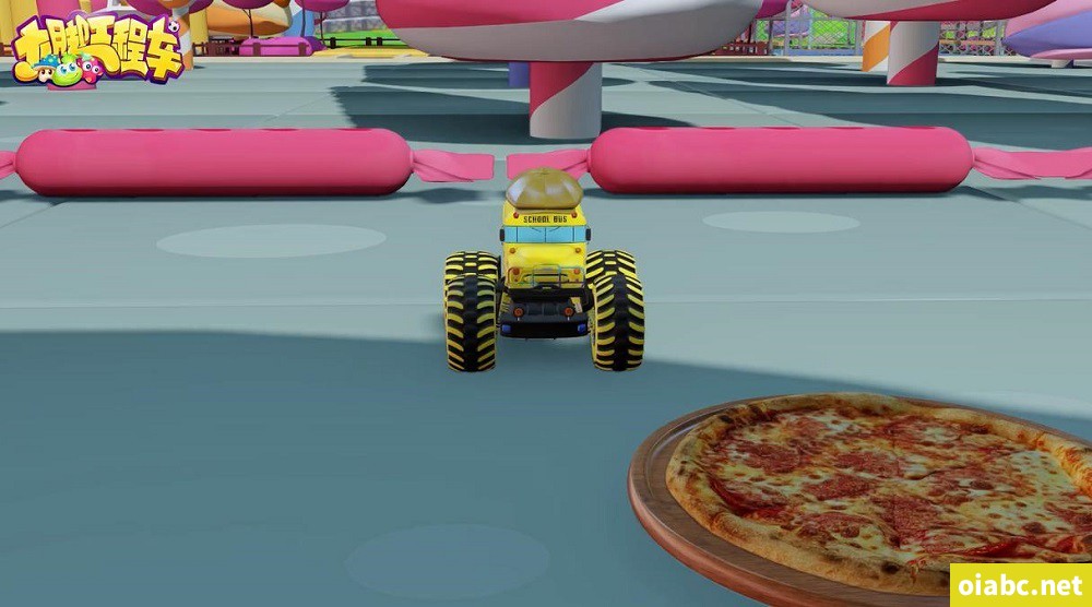 大脚工程车美食单词世界 英文版全34集高清1080P视频MP4网盘下载