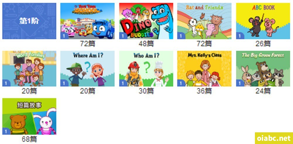 [强烈推荐] LittleFox 英语分级动画L1~L9全91套 共4164集 高清720P视频+音频+故事书+单词表下载