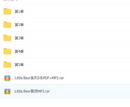 英语启蒙动画：天才宝贝熊 Little Bear 最全集合集 带英文字幕网盘下载