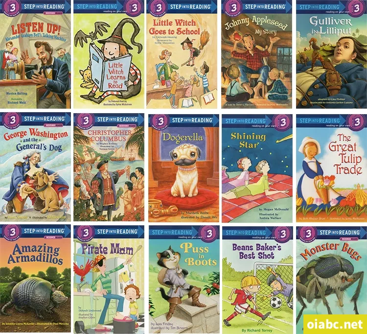 适合 3-5 岁亲子共读 兰登书屋分级读物Step into Reading 1-5级