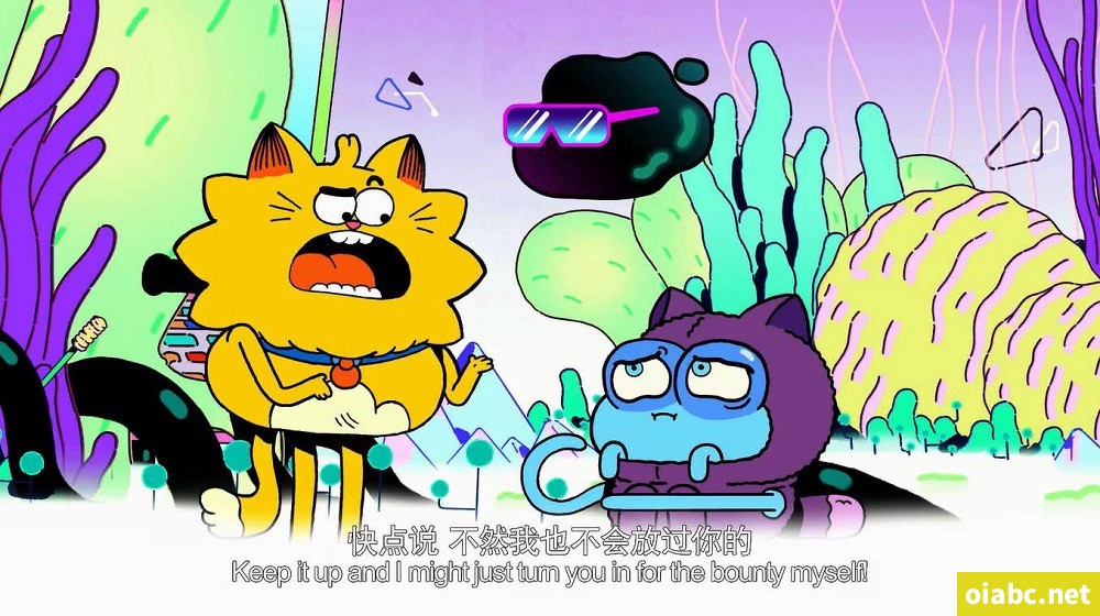 爆笑喵星人 Counterfeit Cat 英文版动画全52集中英字幕字高清1080P视频MP4下载