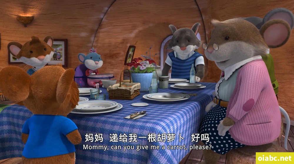 小鼠提比 Tip The Mouse 意大利英文版生活教育动画片英语高清1080P视频MP4+音频MP3