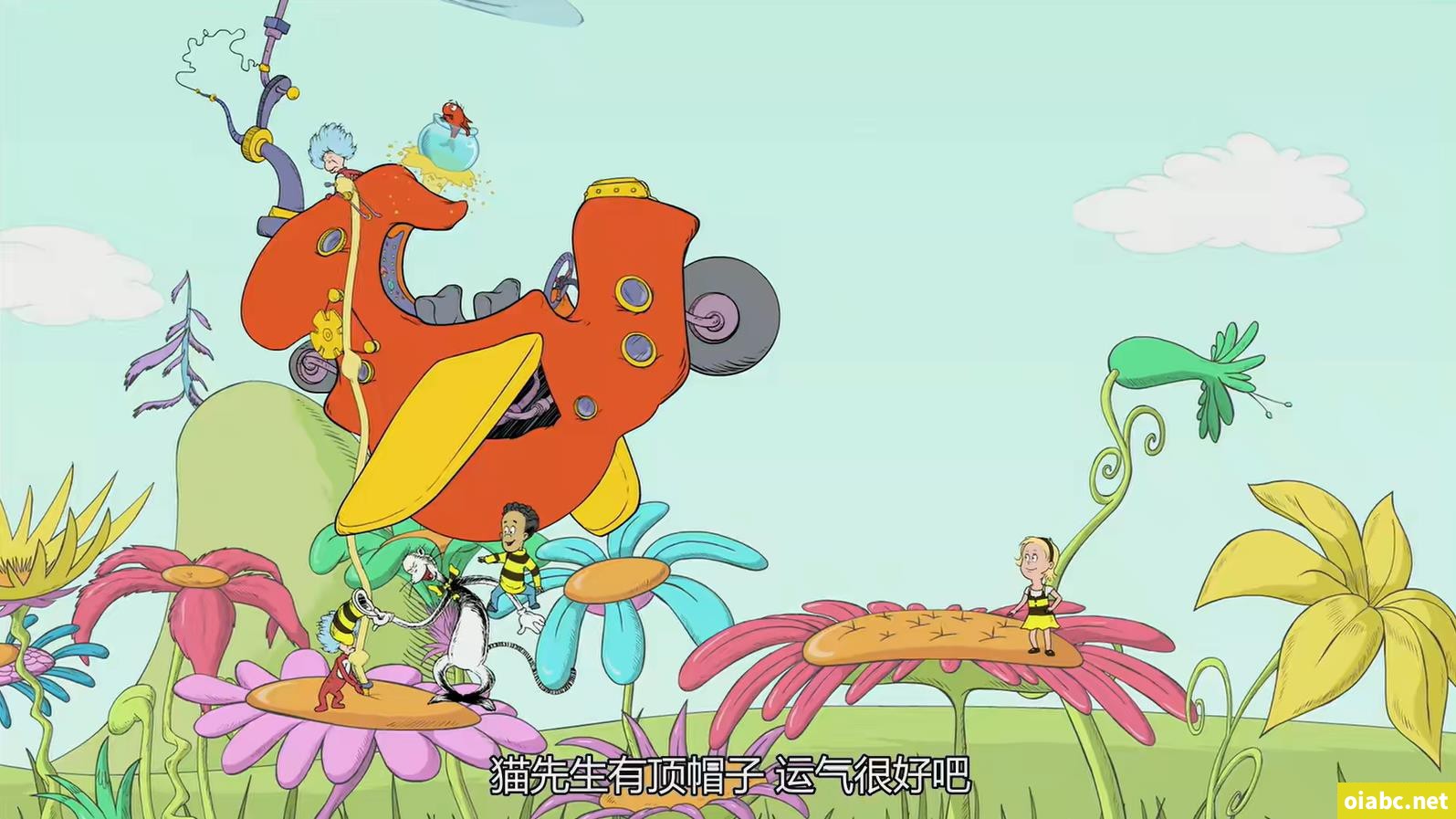 PBS动画片 戴帽子的猫 The Cat in The Hat 英语中字高清1080P视频MP4格式+音频MP3下载