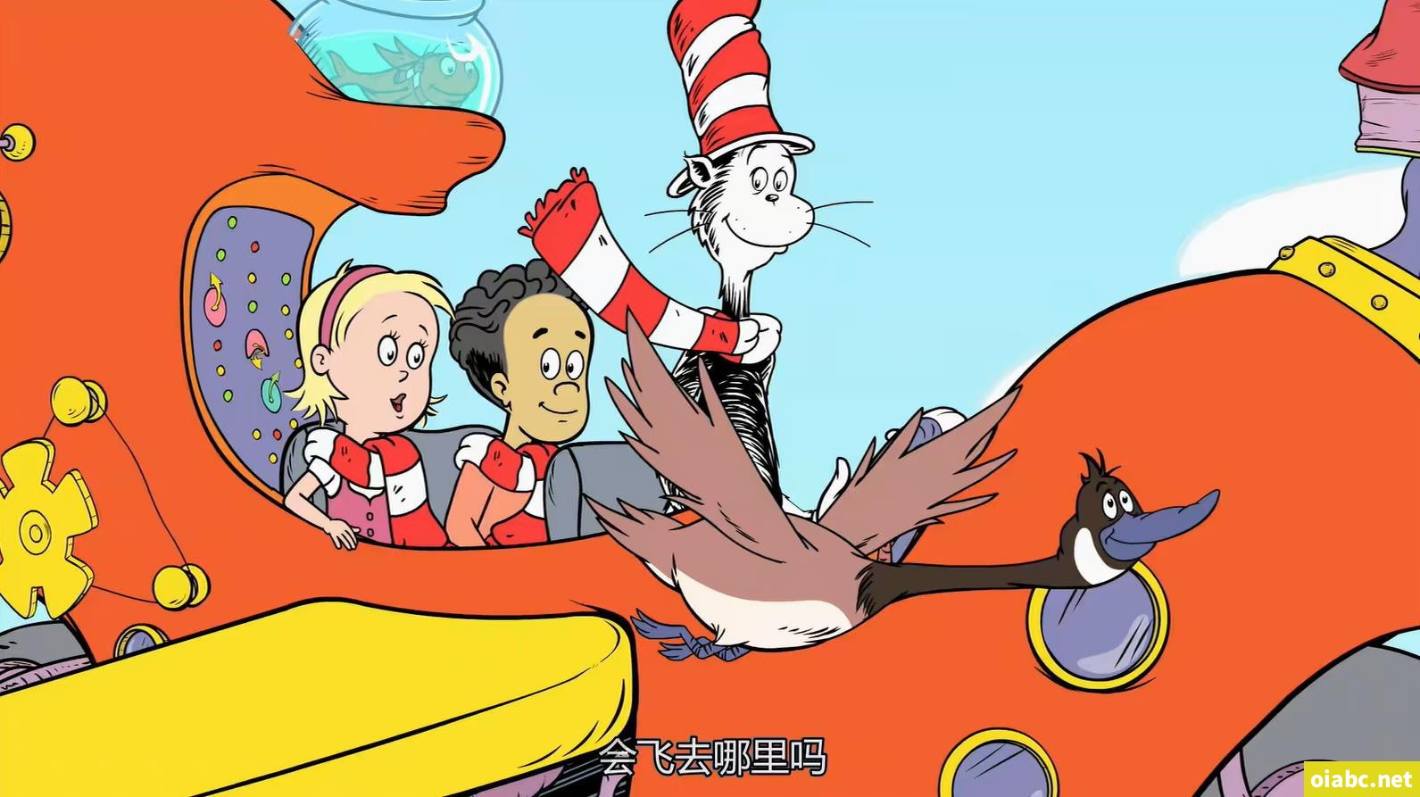 PBS动画片 戴帽子的猫 The Cat in The Hat 英语中字高清1080P视频MP4格式+音频MP3下载
