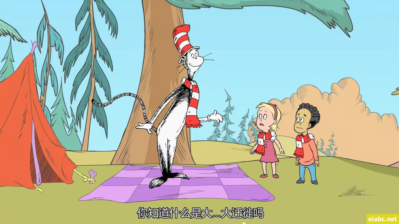 PBS动画片 戴帽子的猫 The Cat in The Hat 英语中字高清1080P视频MP4格式+音频MP3下载